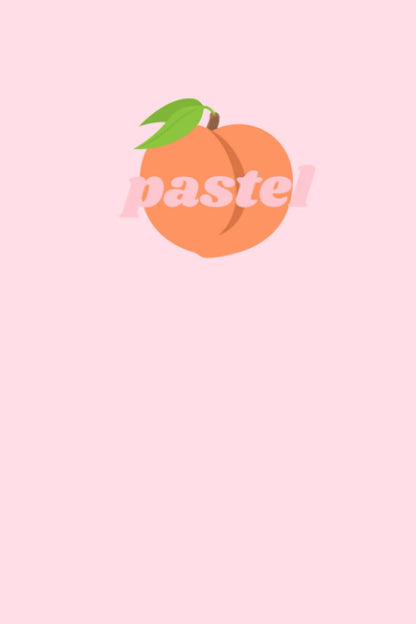 Journal Notebook: College-Lined, Diary, Pastel Pink, Peach, 100 pages, 6 x 9 inches, Paperback