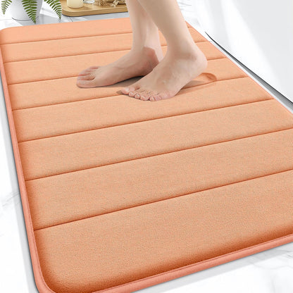 Memory Foam Bath Mat 30x20, Super Soft and Absorbent Bathroom Rugs