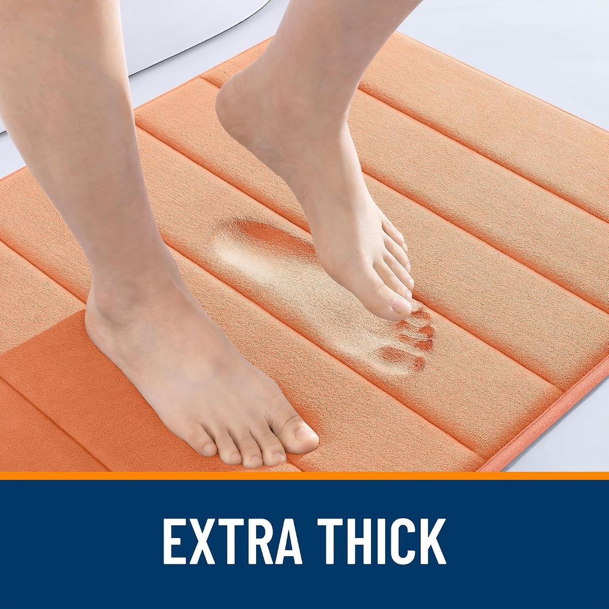 Memory Foam Bath Mat 30x20, Super Soft and Absorbent Bathroom Rugs