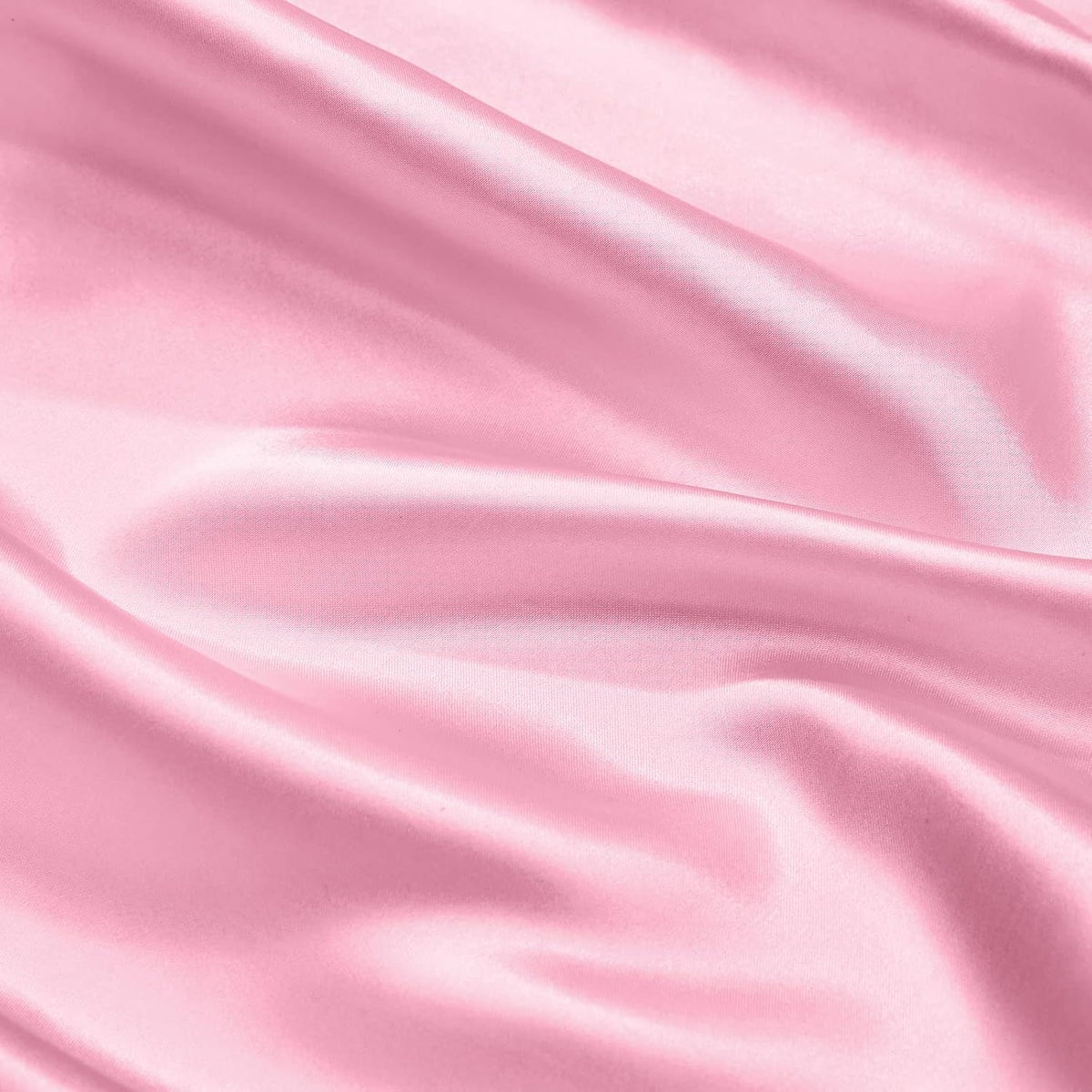 Satin Table Runners, Pink, 12 x 72 Inches, 12 Pack