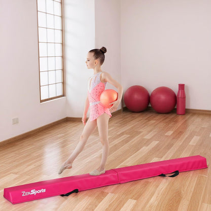 6ft Portable Folding Foam Gymnastics Balance Beam