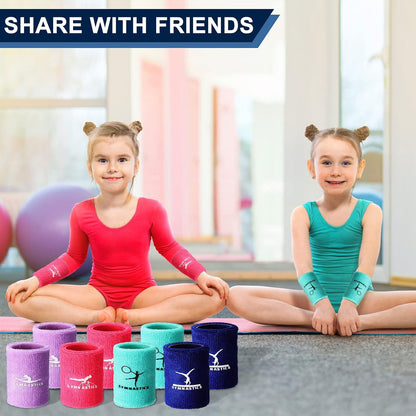 8 Pcs 4 Inch Gymnastics Wristbands