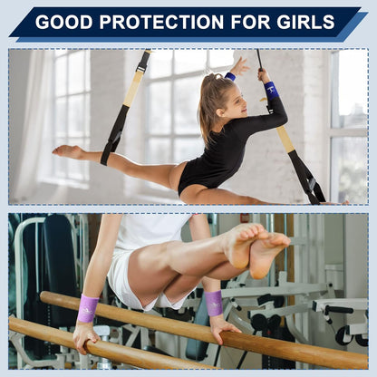 8 Pcs 4 Inch Gymnastics Wristbands
