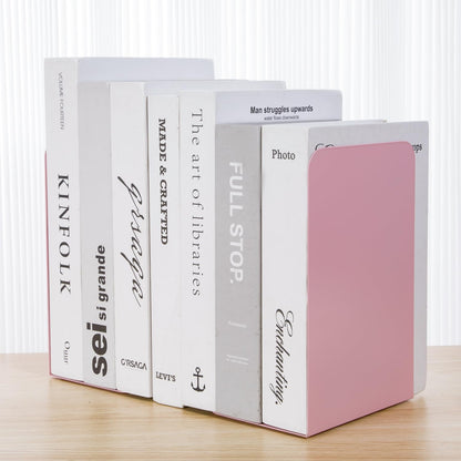 Metal Bookend for Shelves Book Holder & Stopper