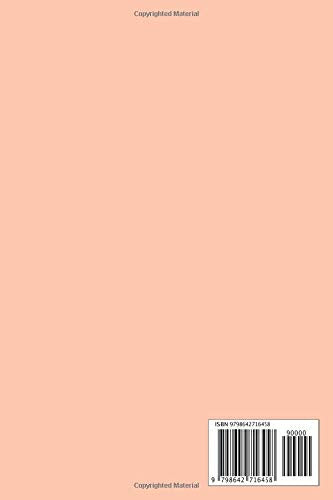 Pastel Peach Coral Notebook: Simple Composition Notebook - Journal, Diary (100 Pages, Lined, 6 x 9)
