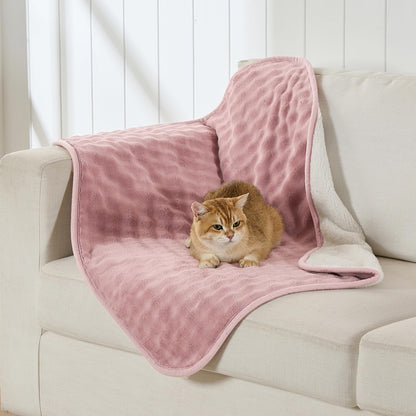 Waterproof Blanket for Pets Bed Couch Sofa Car, 30"x40", Dusty Pink