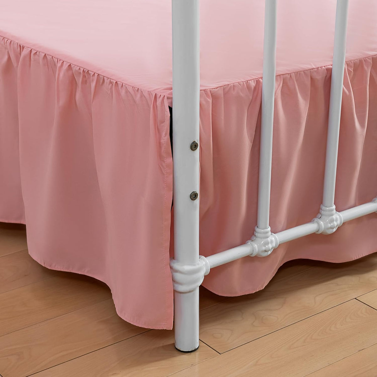 Bed Skirt Queen Size Ruffled Bed Skirts with Split Corners