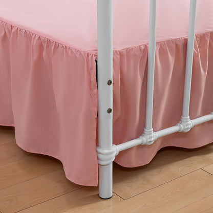 Bed Skirt Queen Size Ruffled Bed Skirts with Split Corners