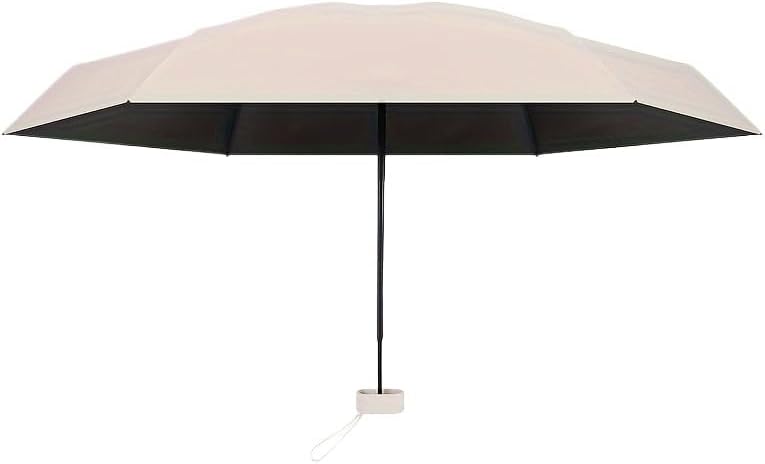 Mini Travel Sun Umbrella for Purse, UPF 50+ with Case