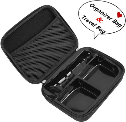 Sminiker Low Noise Horses Clippers Rechargeable Cordless Pet Clippers Grooming Kit with Storage Bag 5 Speed Professional Animal Clippers Pet Grooming Kit