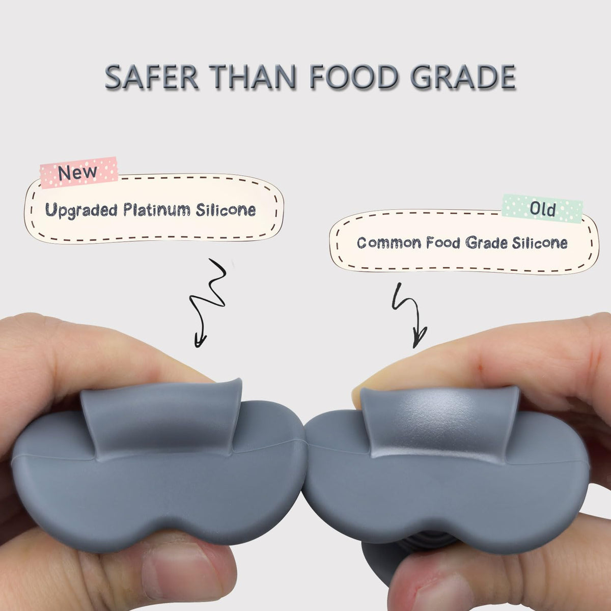 Platinum Silicone Baby Spoons 6 M+ Pack of 4 (Mauve/Pink)