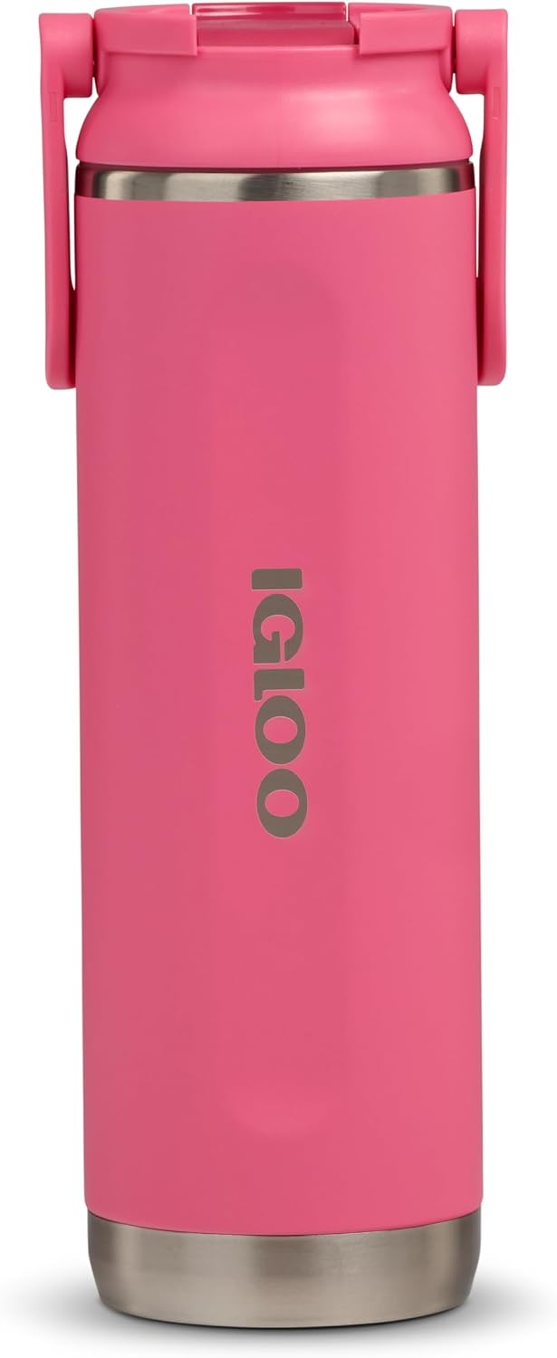 20 oz Stainless Steel Tumbler | Sport Sipper Bottle | Thrift Pink