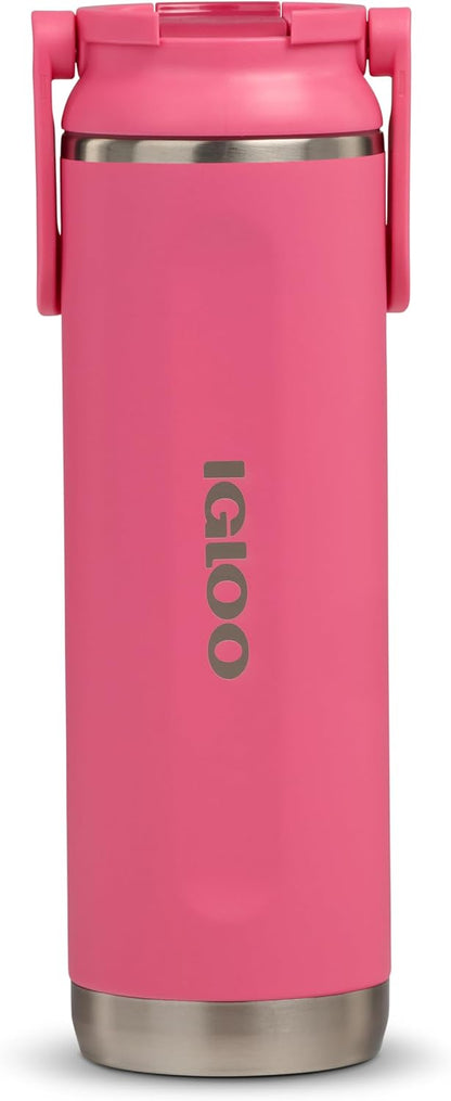 20 oz Stainless Steel Tumbler | Sport Sipper Bottle | Thrift Pink