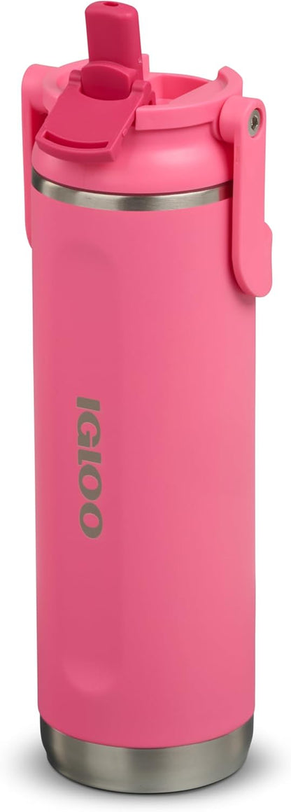 20 oz Stainless Steel Tumbler | Sport Sipper Bottle | Thrift Pink