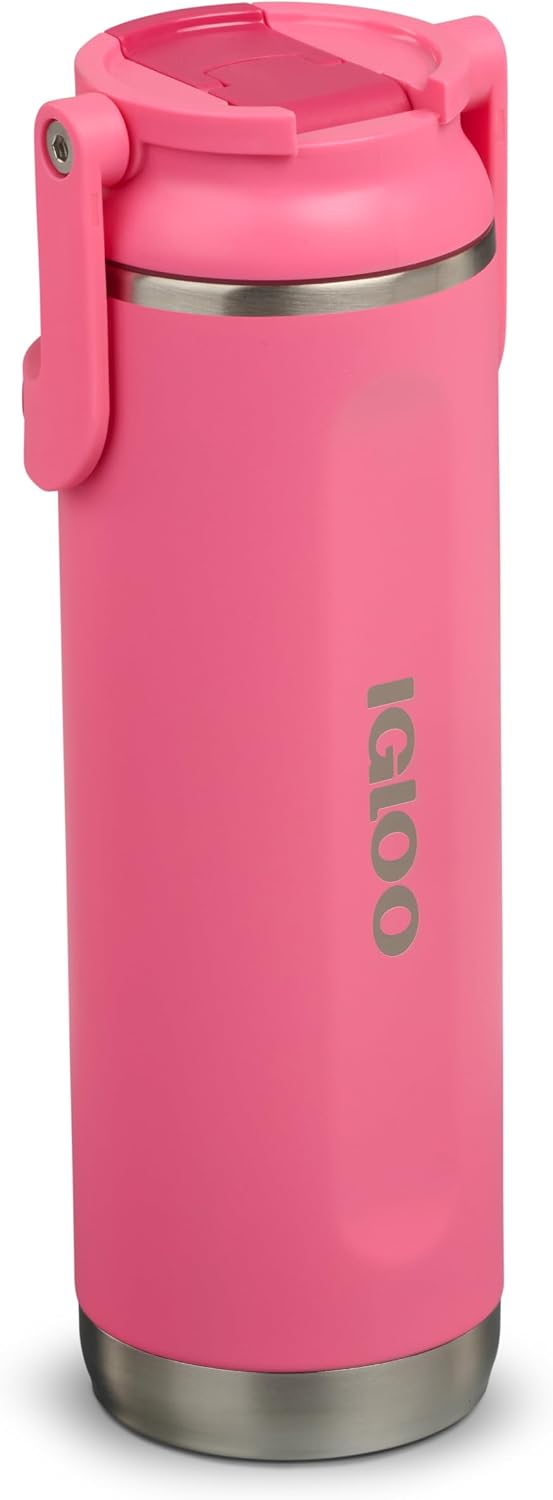20 oz Stainless Steel Tumbler | Sport Sipper Bottle | Thrift Pink