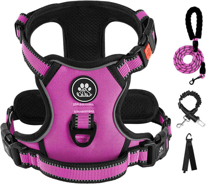 No Pull Dog Harness for Medium Dogs,Reflective Dog Vest Harness