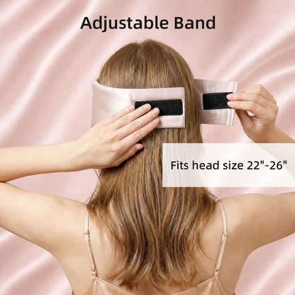 ® 3D Contoured Silk Sleep Mask, Total Blackout&Zero Eye Pressure
