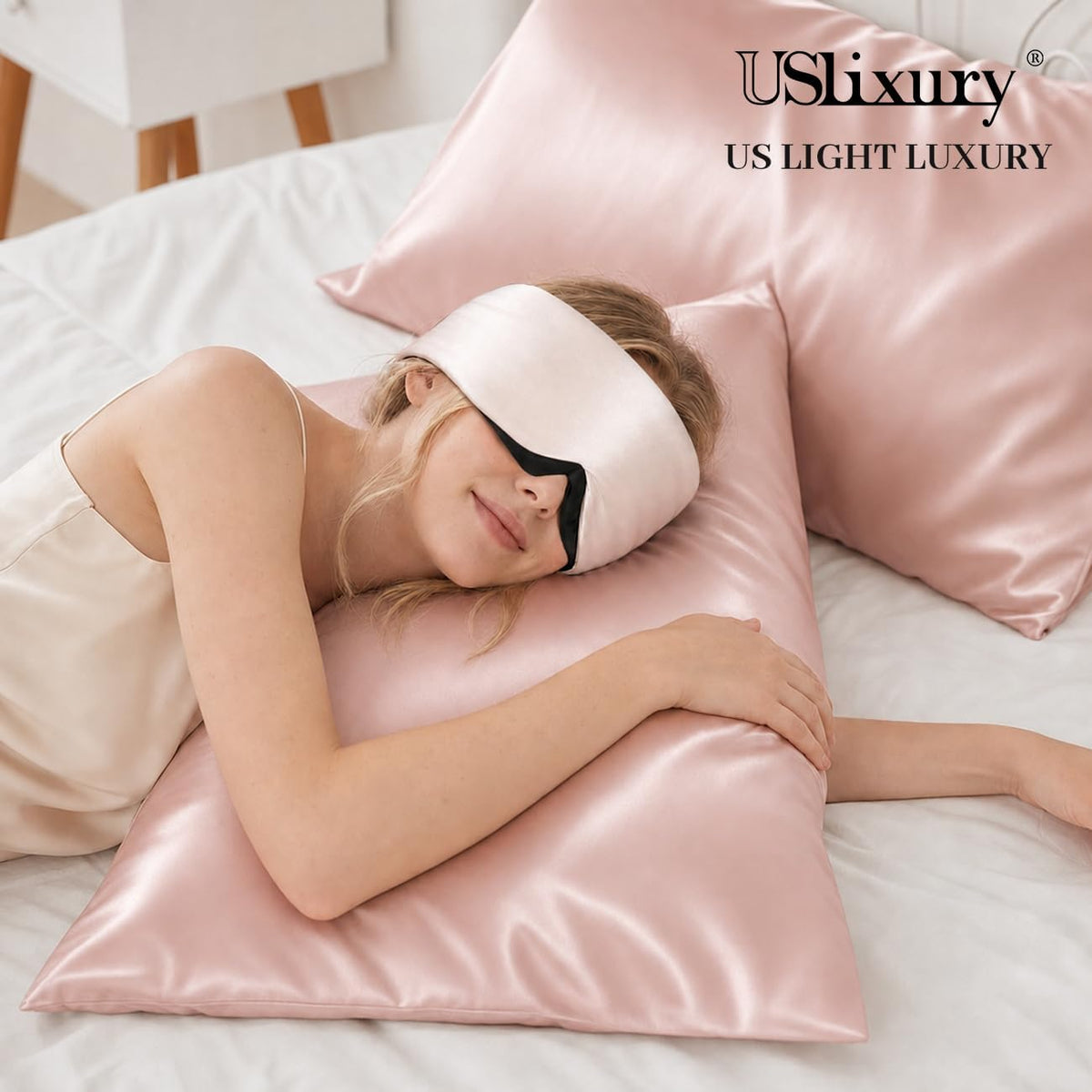 ® 3D Contoured Silk Sleep Mask, Total Blackout&Zero Eye Pressure