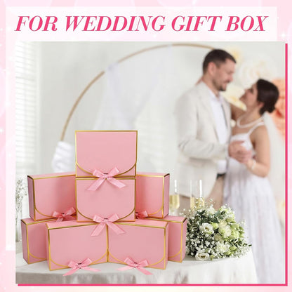 20 Pack Pink Gift Boxes with Lids Bulk 10.6x7.8x3.1inch