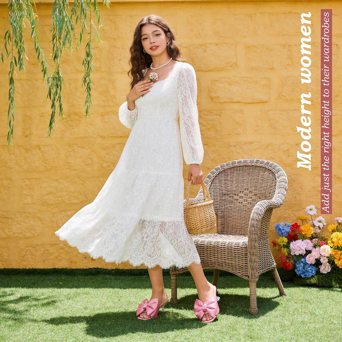 Women's Bow Clear Heels Slippers Dress Sandals Square Toe Stiletto Mules Slip on Wedding Prom Shoes