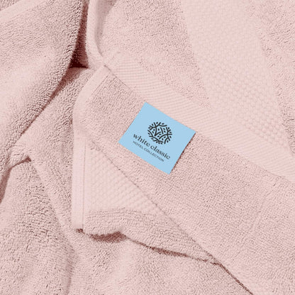 Pink 650 GSM Cotton Bath Sheet Towel - Extra Large 35x70, Luxury Soft, Highly Absorbent, Quick Dry, 2 Pack