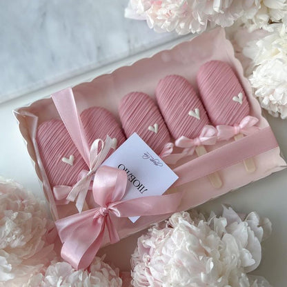 2 Rolls Pink White Ribbon, 1 Inch x 50 Yards Satin Pink Fabric Ribbon for Flower Bouquets, Gift Wrapping, DIY Crafts, Birthday Cakes, Holiday, Wedding Party and Mother’s Day Decorations