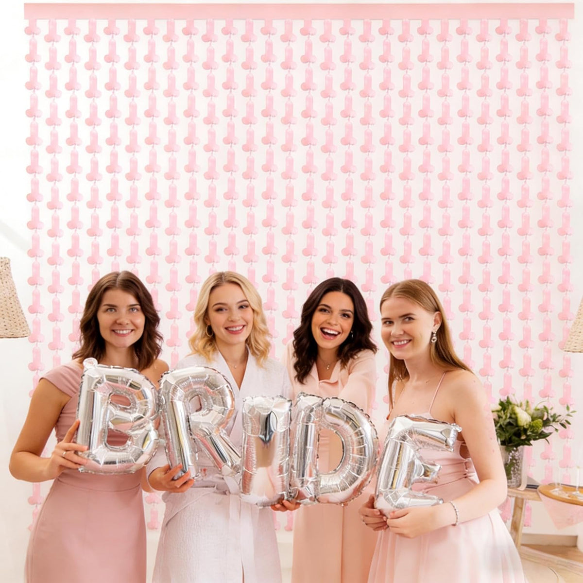 Funny Shape Fringe Curtains, Hanging Foil Streamers