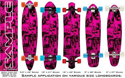 Pink Scene Kid - Decal Style Vinyl Wrap Skin fits Longboard Skateboards up to 10"x42" (Longboard NOT Included)