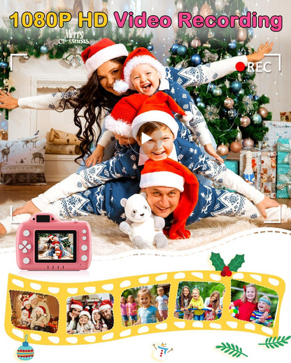 48MP Fun Kids Camera with Projector: Turn Memories into A Mini Movie Night