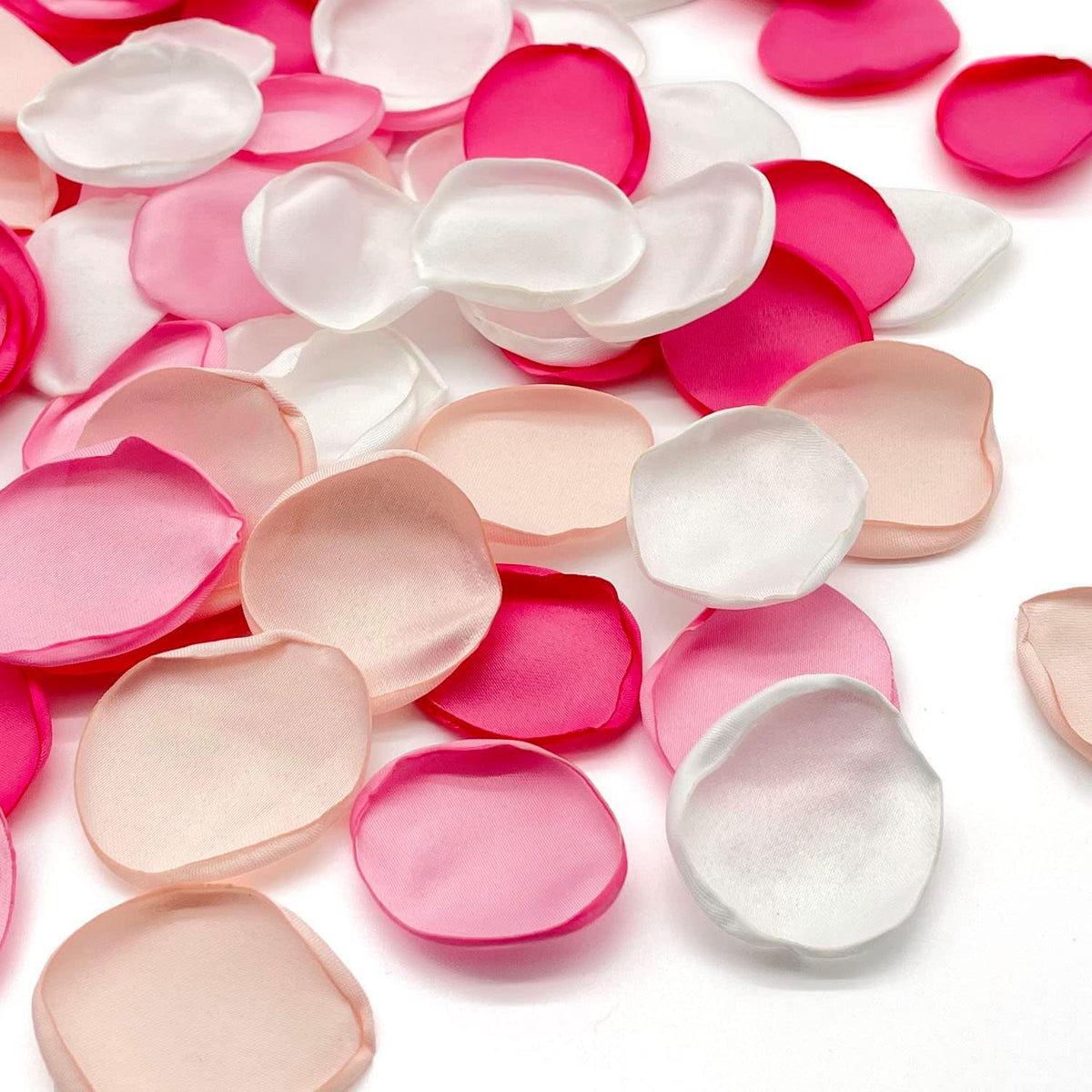 400Pcs Rose Petals for Wedding Decor, Blush Pink, Silk