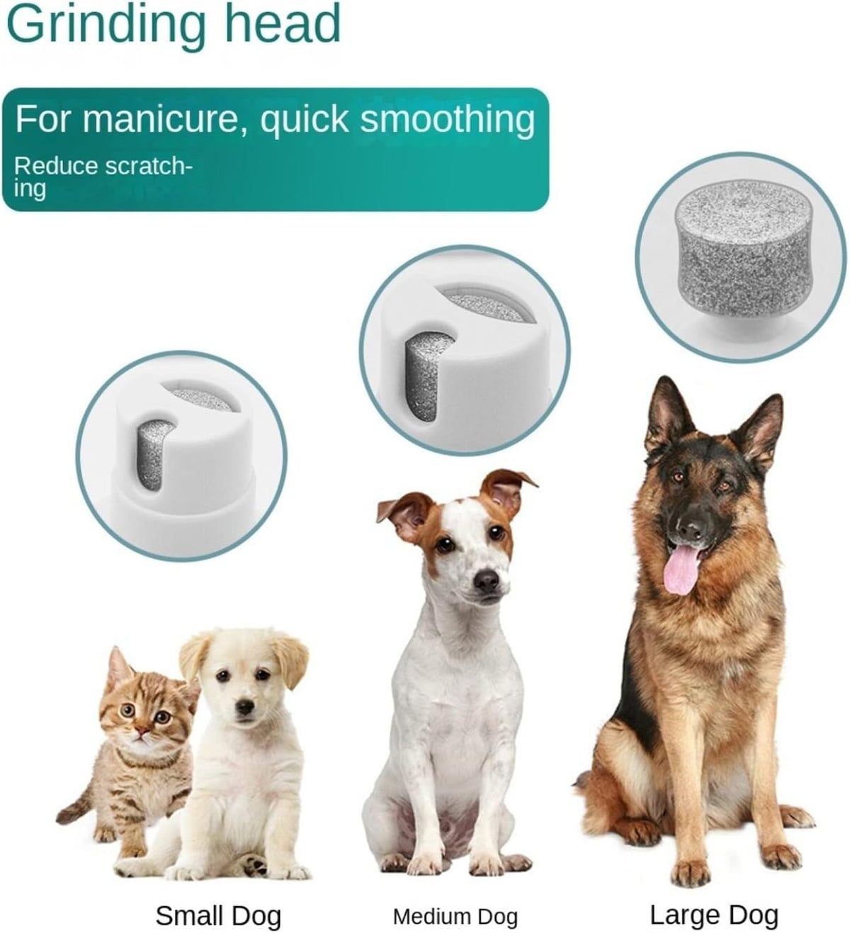 Four-in-One Pet Hair Shaving Artifact, Waterproof and Easy to Wash and Shave Feet, Grinding Armor Without Hurting Claws, Low Noise Built-in Battery