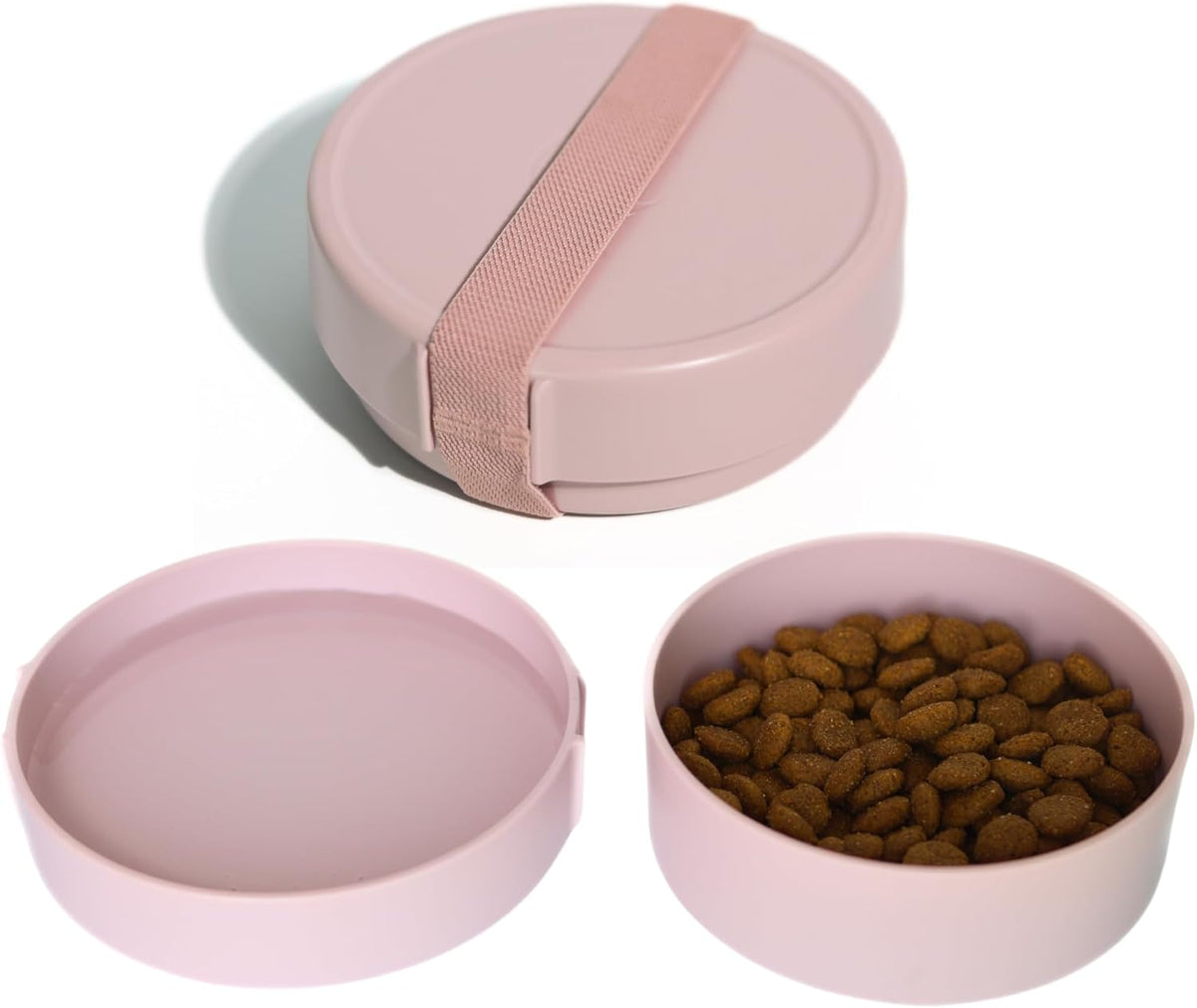 Travel Dog Bowls, Portable Outdoor Water, BPA-Free Water Bowl Set, Food Grade Plastic Dog Travel Bowl, Dog Camping Essentials, Travel Container