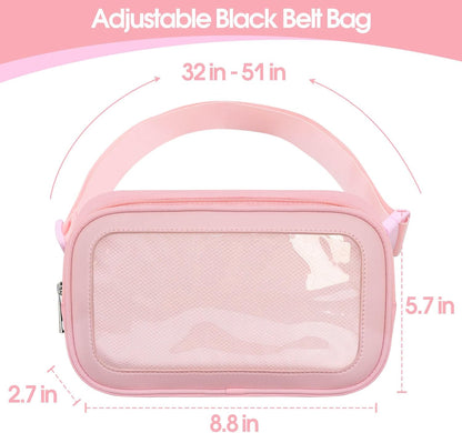 Pin Bag Fanny Pack, Ita Bag Storage Crossbody Belt Bags, Pink