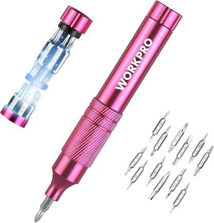 24 in 1 Multi Bit Mini Screwdriver Set Magnetic, Pink