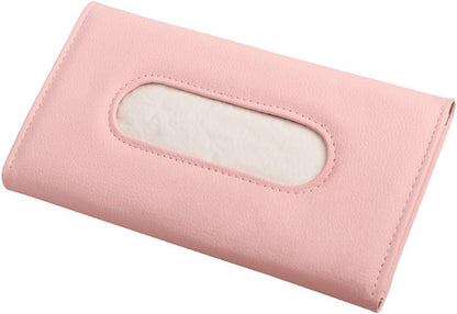 Pink Car Tissue Holder for Sun Visor, Car Accessories for Women