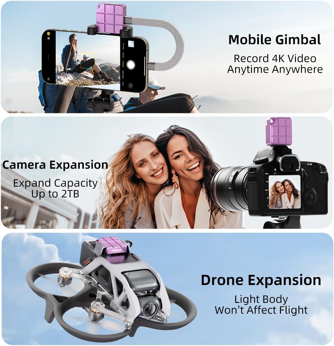 1TB External SSD Up to 1050MB/s, Build-in M.2 2230 PCIe NVMe, USB-C Mini Cute Portable SSD External Solid State Drive for iPhone 17/16/15 Pro Max MacBook Pro Air, All-Metal Shell