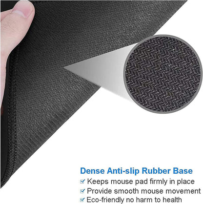 Mouse Pad, Non-Slip Rubber Base Mousepad with Stitched Edge, Gaming Round Mouse Pads, Waterproof Office Mouse Pad, Small Size 7.87 x 7.87 Inch (Pink Gold Marble)