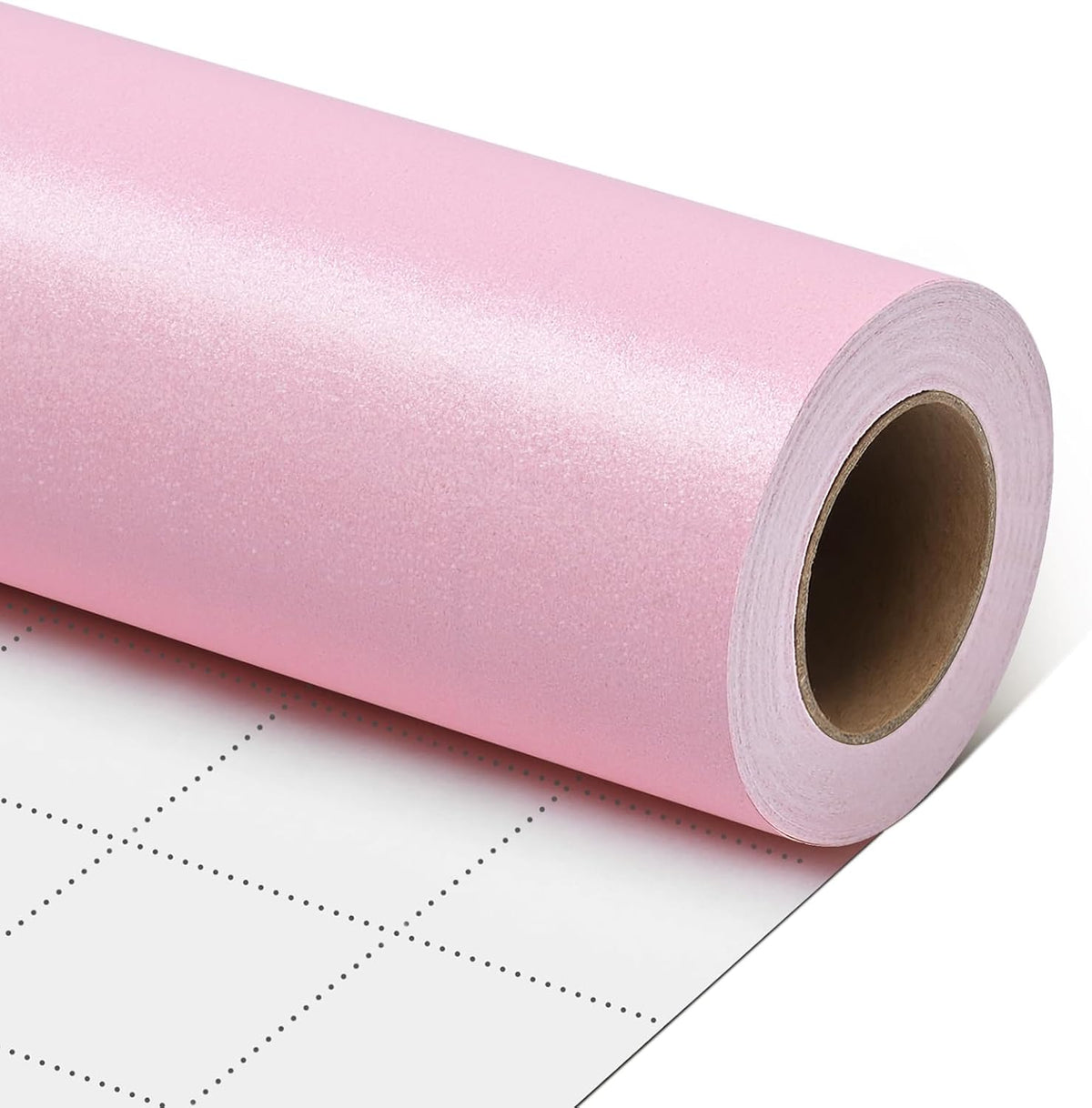 Gift Wrapping Paper, Pink Pearly Wrapping Paper Roll, 17 Inch X 32.8 Feet