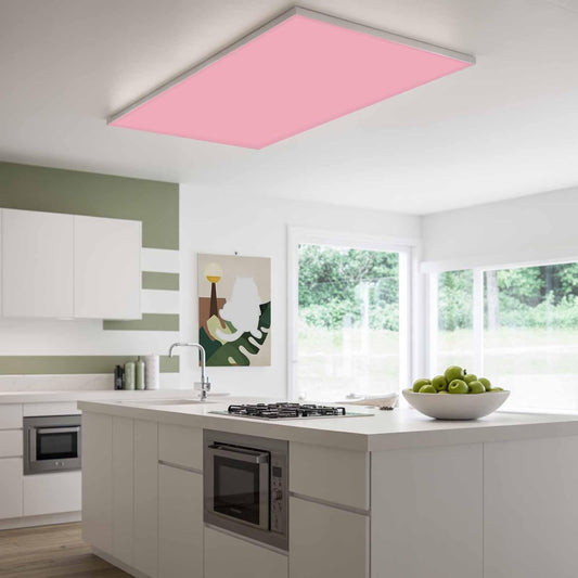 3 Pack Dark Pink Fluorescent Light Covers Solid Color 4 x 2 Feet Light Covers for Ceiling Lights Classroom, Magnetic Light Filters for Office, Hospitals, Home