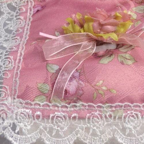 Rose Pattern Toilet Paper Holder Cover QSI-2209-F (Pink)