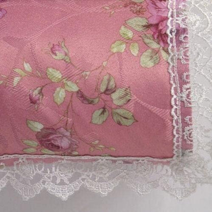 Rose Pattern Toilet Paper Holder Cover QSI-2209-F (Pink)