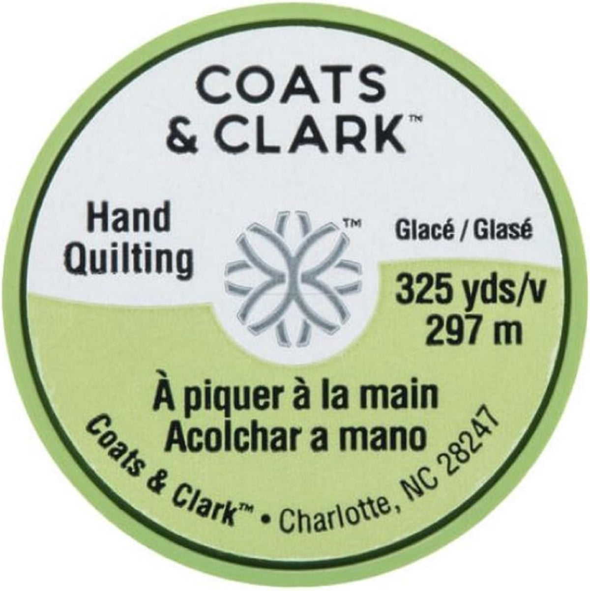 Coats & Clark Hand Quilting Sewing Thread Cotton Covered Polyester 325 Yards S960 3 Pack Bundle with 3 Needle Threaders (Almond Pink)