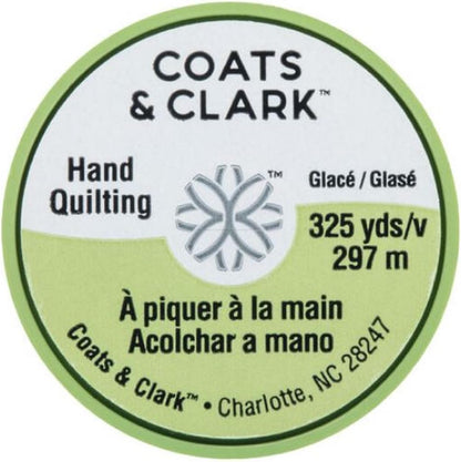 Coats & Clark Hand Quilting Sewing Thread Cotton Covered Polyester 325 Yards S960 3 Pack Bundle with 3 Needle Threaders (Almond Pink)