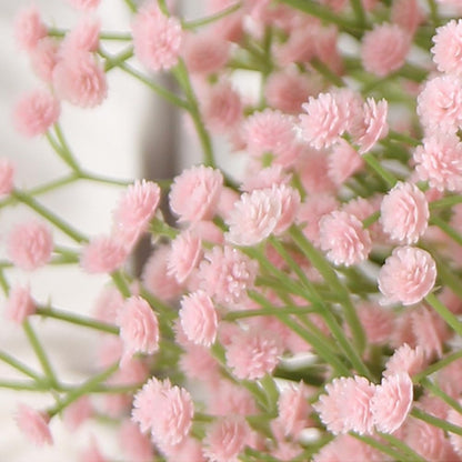 10Bundles Babys Breath Artificial Flowers 24.8in Fake Baby Breath Spring Flowers Real Touch Faux Gypsophila Flowers Bouquet for Outdoors Wedding DIY Bouquet Arrangement Party Home Table Decor(Pink)