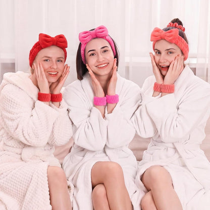 6 Set 42 Pcs Sleepover Spa Slumber Party Favor Kit, Pink Series