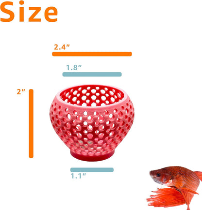 Betta Bulb Hide 2.0, Betta Bed & Aquarium Cave, Bubblegum Pink