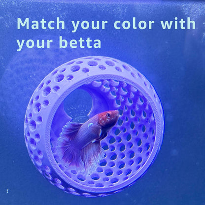 Betta Bulb Hide 2.0, Betta Bed & Aquarium Cave, Bubblegum Pink
