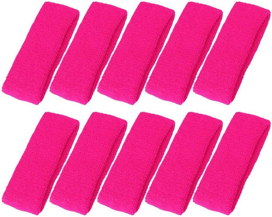 ® 10 PCS Sports Basketball Headband/Sweatband Head Sweat Band/Brace Gift Party Outdoor Activities