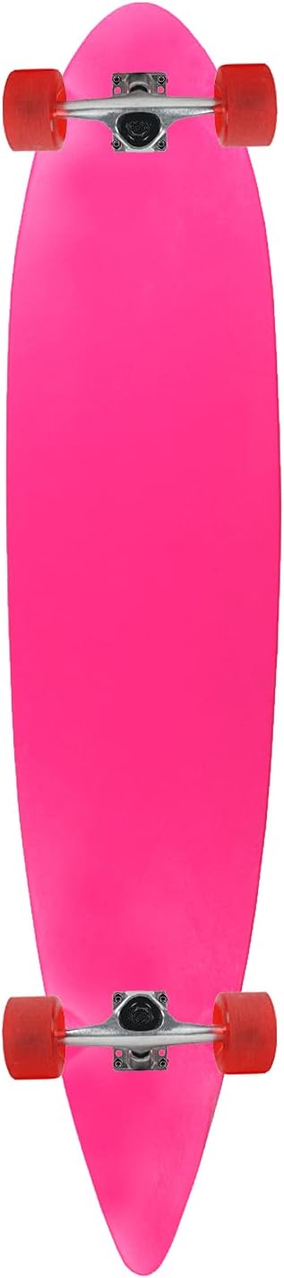 Moose Pintail 9" x 43" Longboard Neon Pink Complete