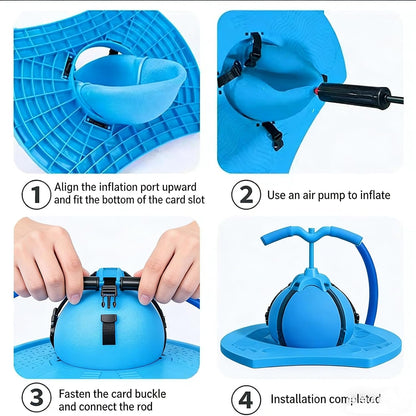 Balance Jumping Ball with Handle and Ball Pump,2026 Upgraded Jumping Balance Ball,Bouncing Balls for Indoor & Outdoor Fun, Perfect for Balance, Coordination and Fitness